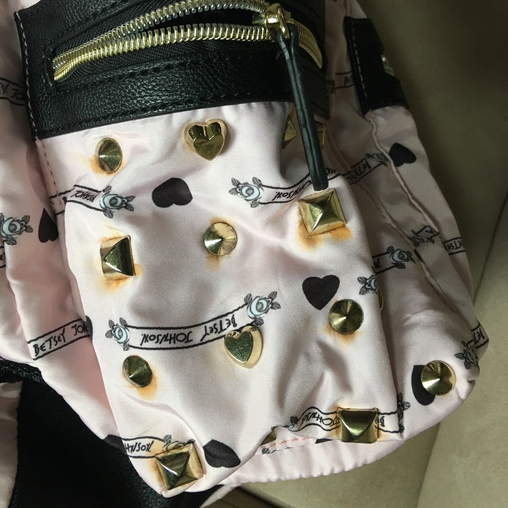 Betsey Johnson Backpack with Studs - Picture 5 of 6